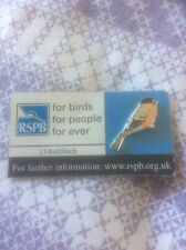 RSPB Pin Badge Bullfinch