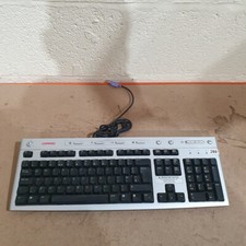 Compaq RT7H00 Silver & Black PS/2 104-Keys QWERTY (Standard) Multimedia Keyboard