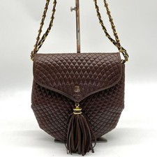 Auth Bally Quilted Chain