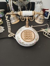 Vintage  Aynsley Wild Tudor Collectable Telephone Fine Bone China Used