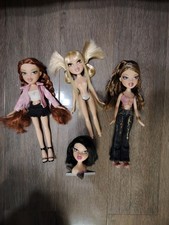 Bratz Head Gamez Rina Doll Blonde Brunette Ginger And Black