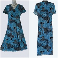 Damart blue multi printed