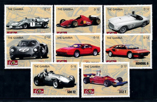 Gambia 2007 ferrari 60th - 2007,
