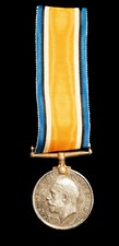 WWI The British War Medal (Silver) with Ribbon awarded to John T. Blackwood
