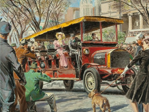 Vintage mack trucks passenger - trucks,