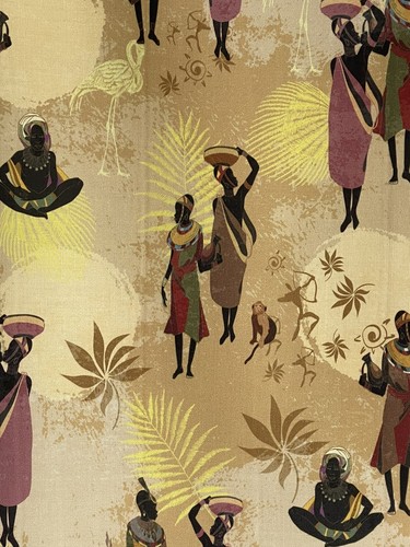 African ladys printed cotton - african,
