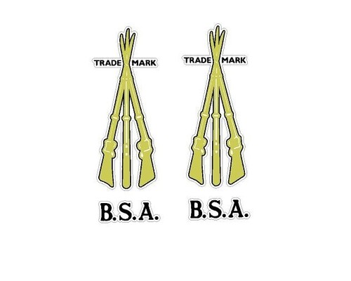 Bsa motorcycles vinyl stickers - bsa,