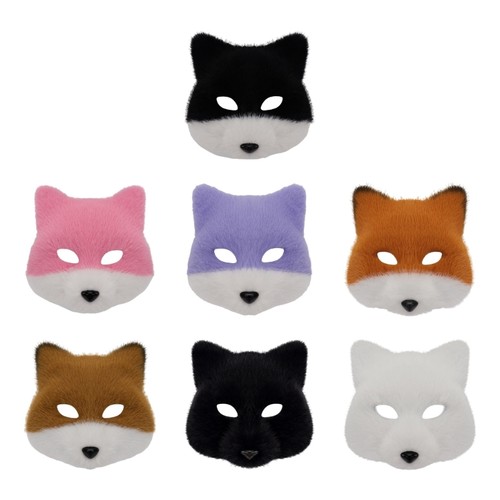 Furs wolf cats foxes - cats, mask