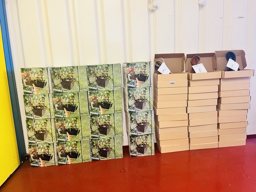 Large job lot - large, of