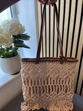 Zara Woven Summer Bag BNWOT