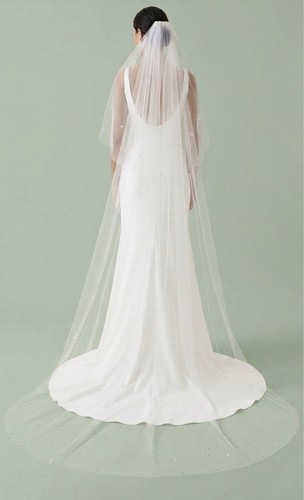 Veil cathedral champagne ivory - champagne,
