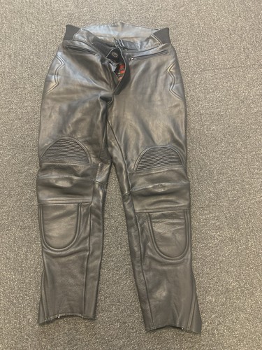 Scott leathers black motorbike - scott,