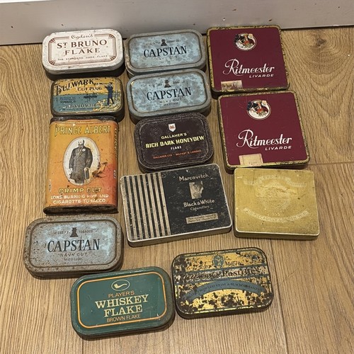 Tins7 job lot vintage - tins7,