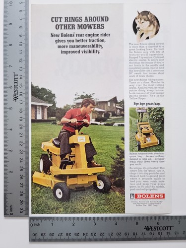Bolens riding mower - bolens, authentic