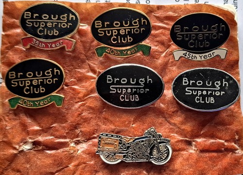 Brough superior badges - superior,