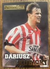 1996 Merlin Premier Gold Card DARIUSZ KUBICKI: Sunderland. #138/161. Excellent.