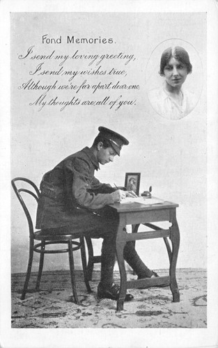 World war romatic - , postcard