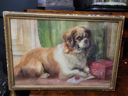 Antique english painting - antique,