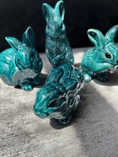 full set of 4 poole pottery