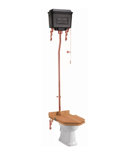 Burlington high level toilet - high,