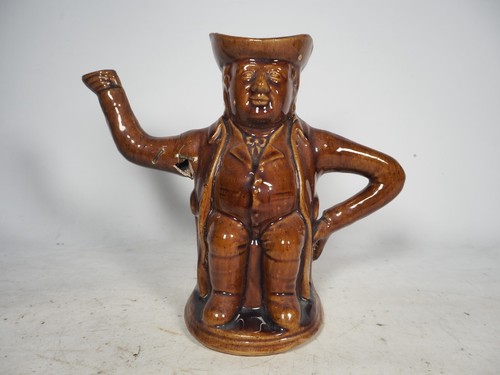 Antique terracotta john bull - terracotta,