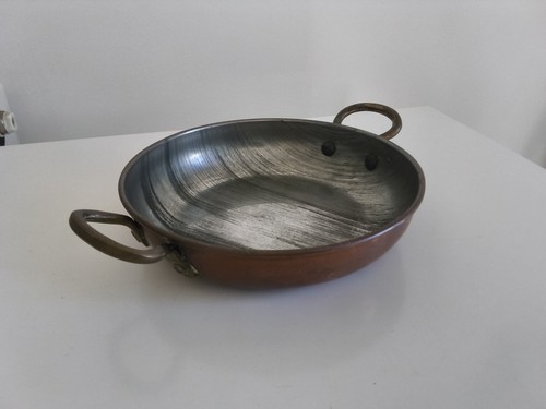 Vintage french copper pan - vintage,