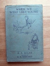 A.A.Milne - When We Were Very Young - HB+dj 1934 1st cheaper edition