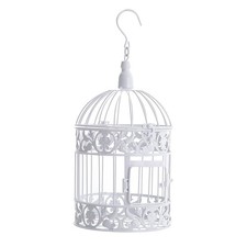 White Birdcages Metal Vintage