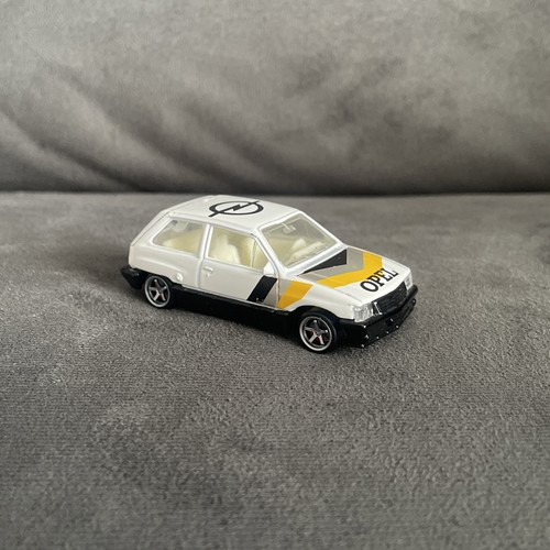 Corgi white vauxhall opel - corgi,