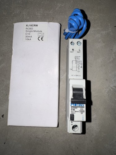 Proteus cl10crw c10a rcbo 30ma - c10a,