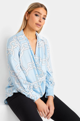 Womens chain print cowl - m&co,