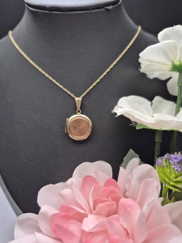 Vintage 9ct yellow - vintage, round