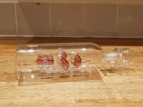 Mayflower glass ship - glass, inside