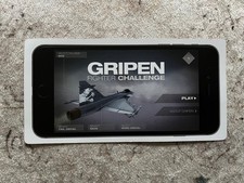 Saab Gripen, jet fighter aircraft manufacturer's promotional card, for game /app