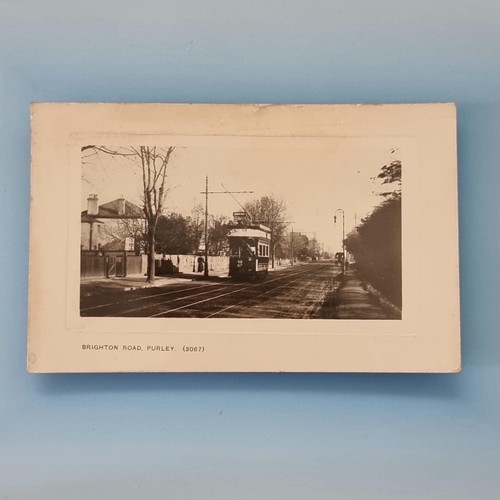 Purley postcard 1919 real - postcard,