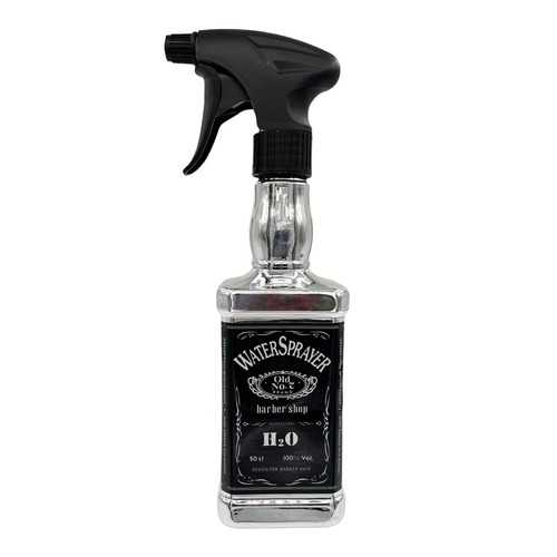 Silver water spray bottle - spray,