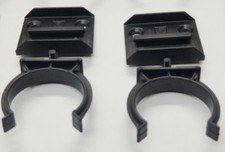 Black plastic kitchen leg - plastic,