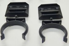BLACK PLASTIC KITCHEN LEG PLINTH KICK BOARD CLIPS BRACKETS SCREW FIXING 32mm