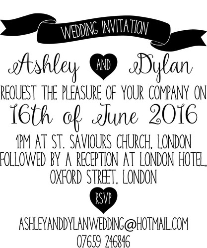 Personalised wedding rubber - personalised,