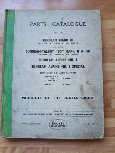 Sunbeam talbot mkii iia - 90, mkii/iia