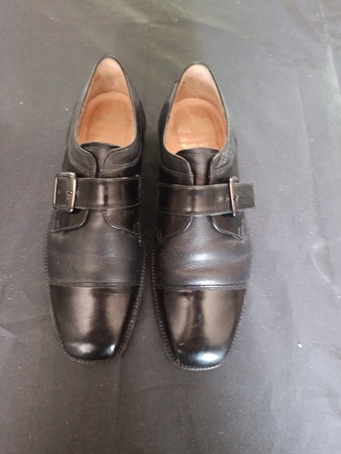 Grenson gallants black leather - black,