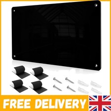 Versatile 43.5x30cm Black Magnetic Board - Perfect for Kids and Families