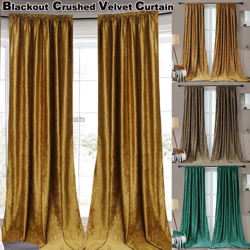 Luxury crushed velvet blackout - velvet,