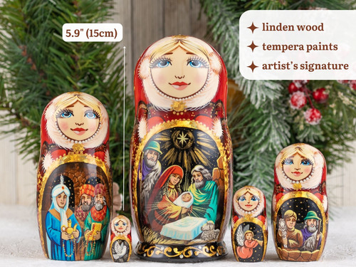 Nesting doll jesus - nesting, nativity