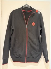SUZUKI TEAM BLACK ZIP UP RACING SWEAT JACKET SIZE SMALL RARE