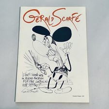 GERALD SCARFE - 1983 Travelling Exhibition PROGRAMME - RETRO POLITICAL CARTOON