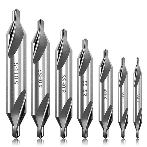 7pcs center drill bits - 7pcs,