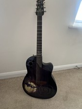 Ovation Limited-Edition Demented Acoustic-Electric Guitar With Hard case