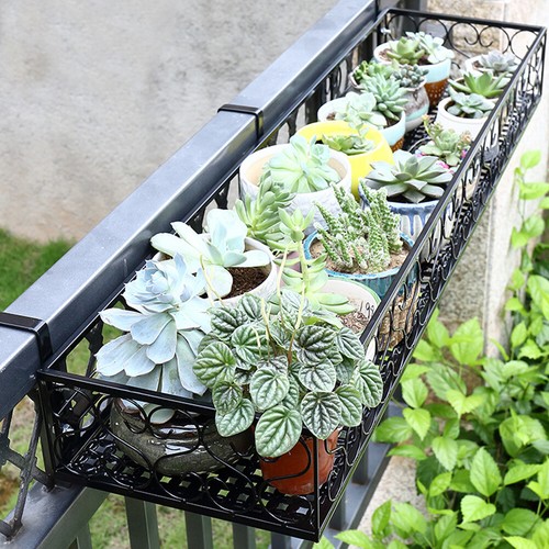 Metal flower holder shelf - metal,
