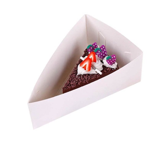 100x white triangular cake - 100x,